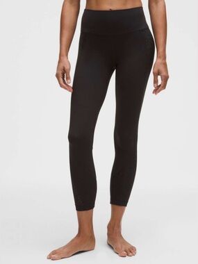 Lululemon: Paisley Lace Overlay Tight 25” - Size 14